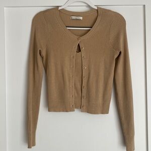 Abercrombie and Fitch Ribbed Tank and Cardigan Set